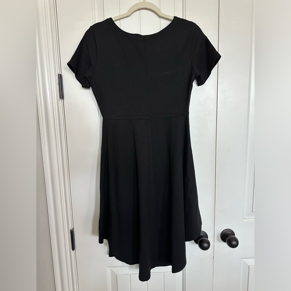 Scoop Neck, High Low Cocktail Dress - Picture 6 of 7